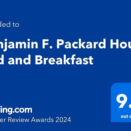 Benjamin F. Packard House Bed And Breakfast Bath Exterior foto